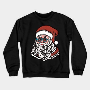 Santa Claus Wearing Sunglasses Crewneck Sweatshirt